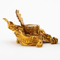 Tintero de Ormolu estilo Luis XV, Finales del siglo XIX/principios del XX