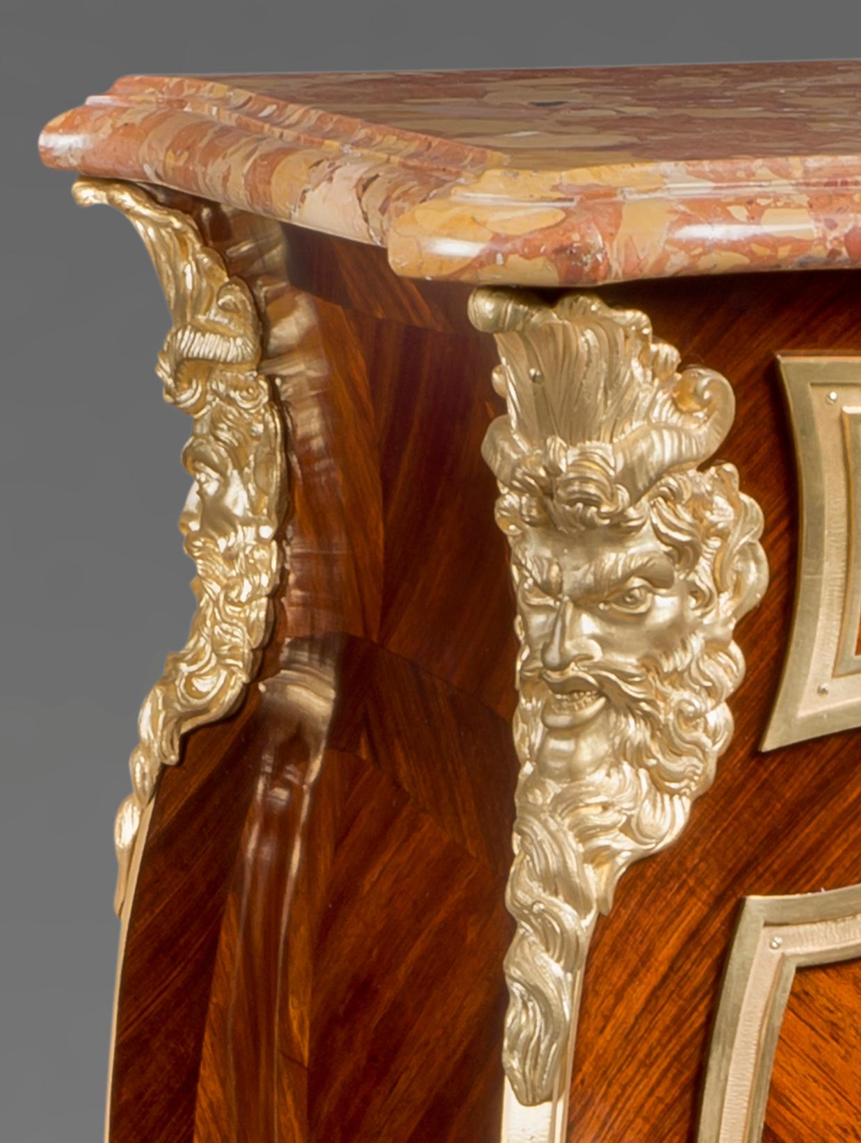 French Louis XV Style Pedestal by Zwiener Jansen Successeur, circa 1900 For Sale