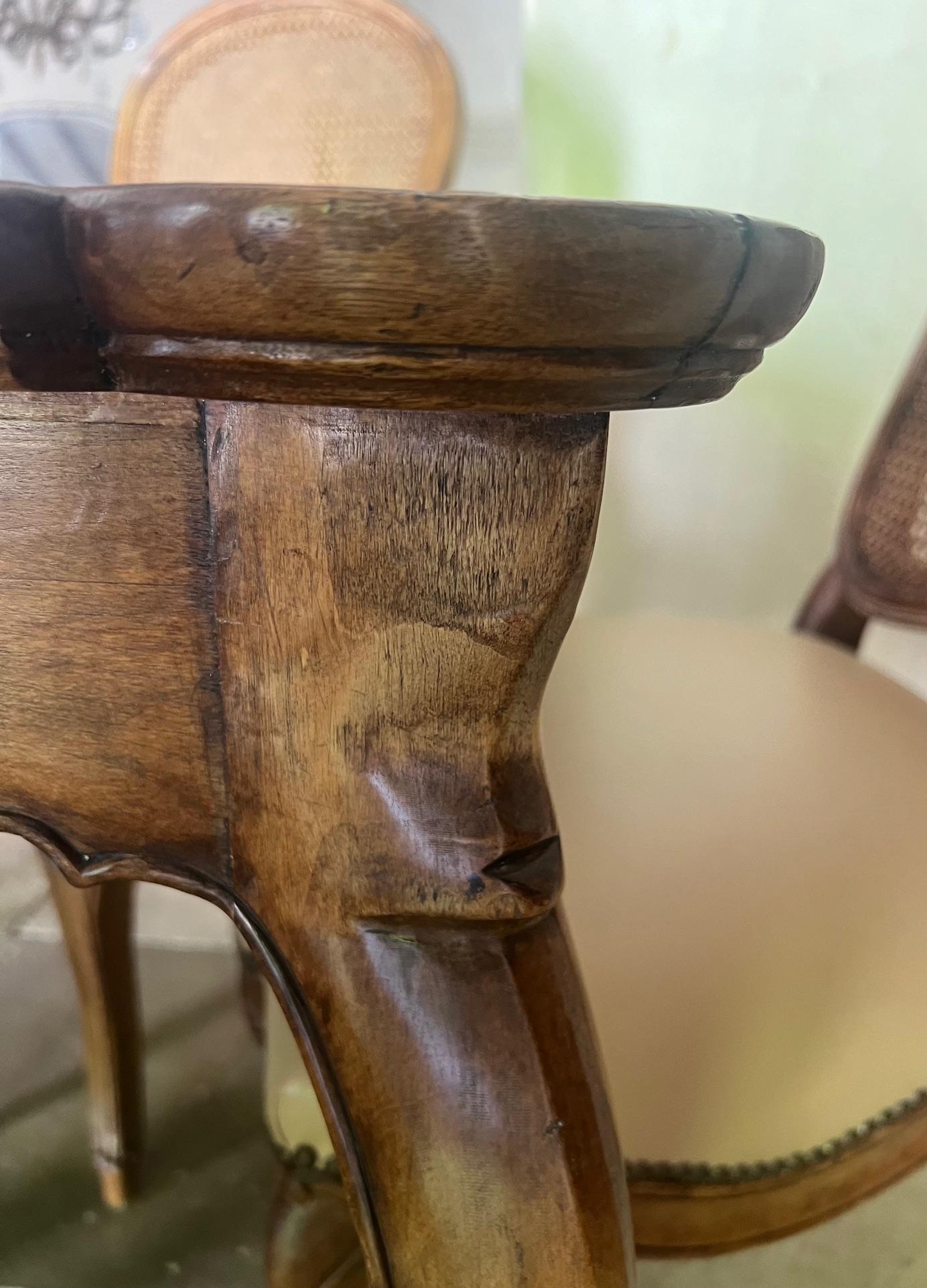 A Louis XV Style Stained Wood Game Table with Inner Compartment 4