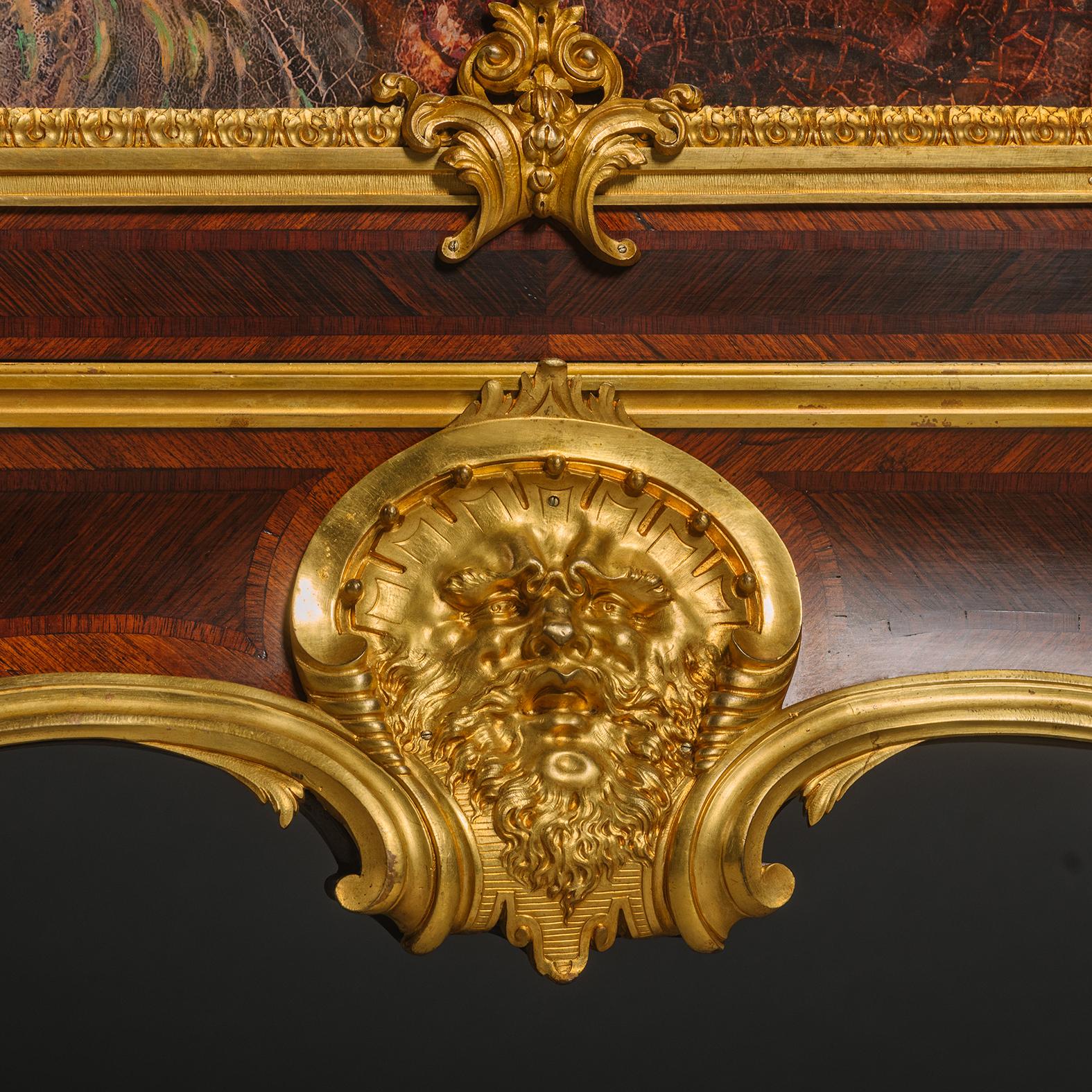 A Louis XV Style Vernis Martin Mounted Side Cabinet, Attributed to Zwiener For Sale 4