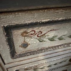 A Louis XVI Lacquered Wood Florentine Chest of Drawers