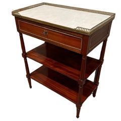A Louis XVI Mahogany Side Table