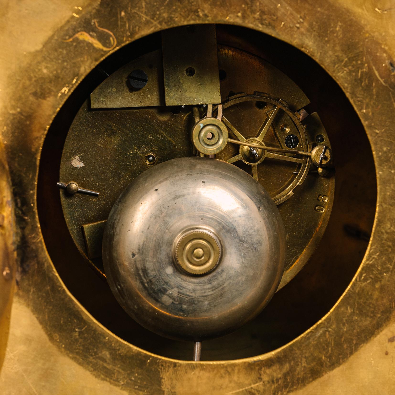 A Louis XVI Style Cartel Clock and Companion Barometer in vendita 4