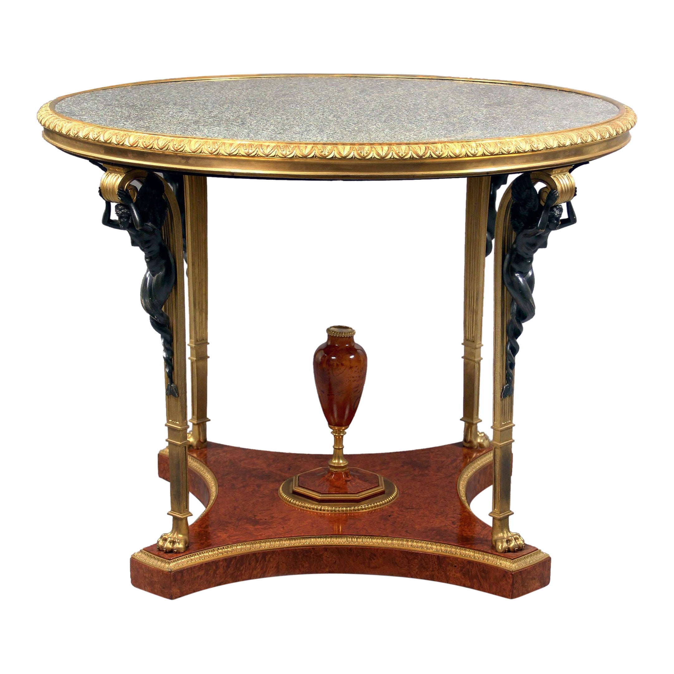 Mesa de centro estilo Luis XVI según el modelo de Fontainebleau