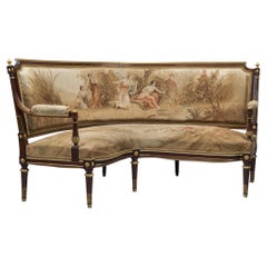 Canapé d'angle de style Louis XVI
