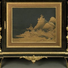 A Louis XVI Style Gilt-Bronze Mounted Cabinet by Charles Guillaume Winckelsen