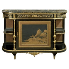 A Louis XVI Style Gilt-Bronze Mounted Cabinet by Charles Guillaume Winckelsen