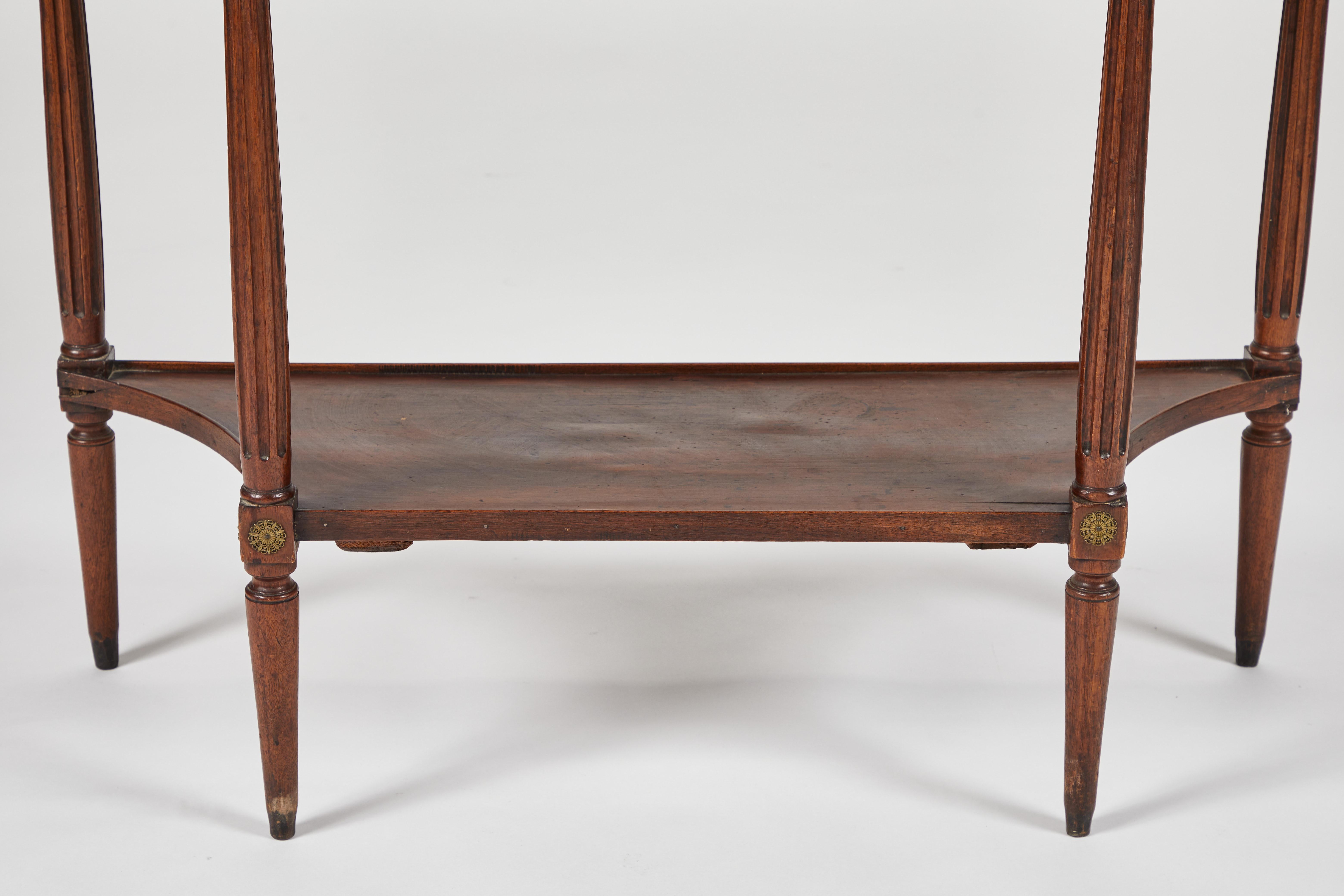 Louis XVI Style Mahogany and Mahogany-Veneer Console 6