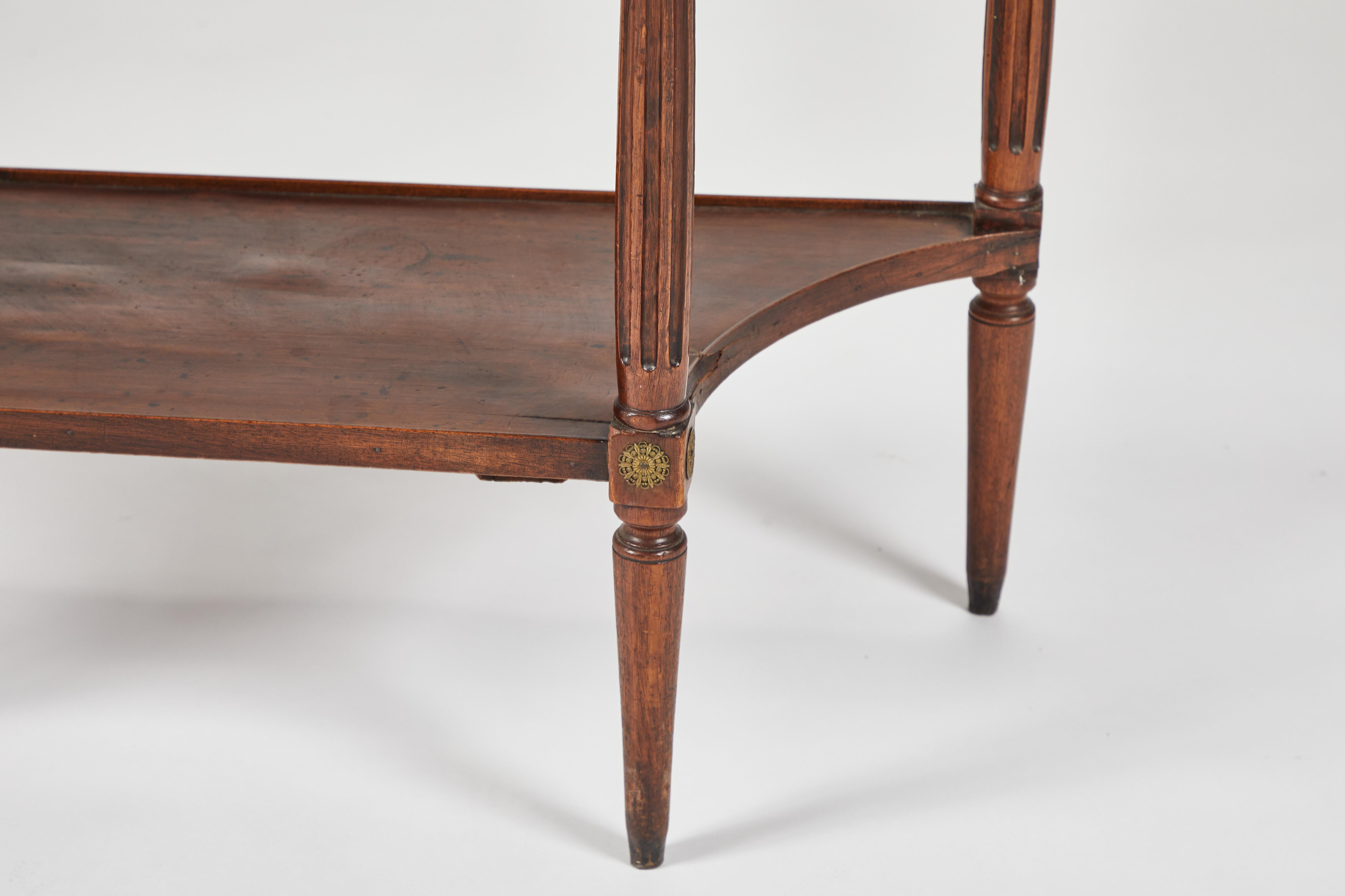 Louis XVI Style Mahogany and Mahogany-Veneer Console 4