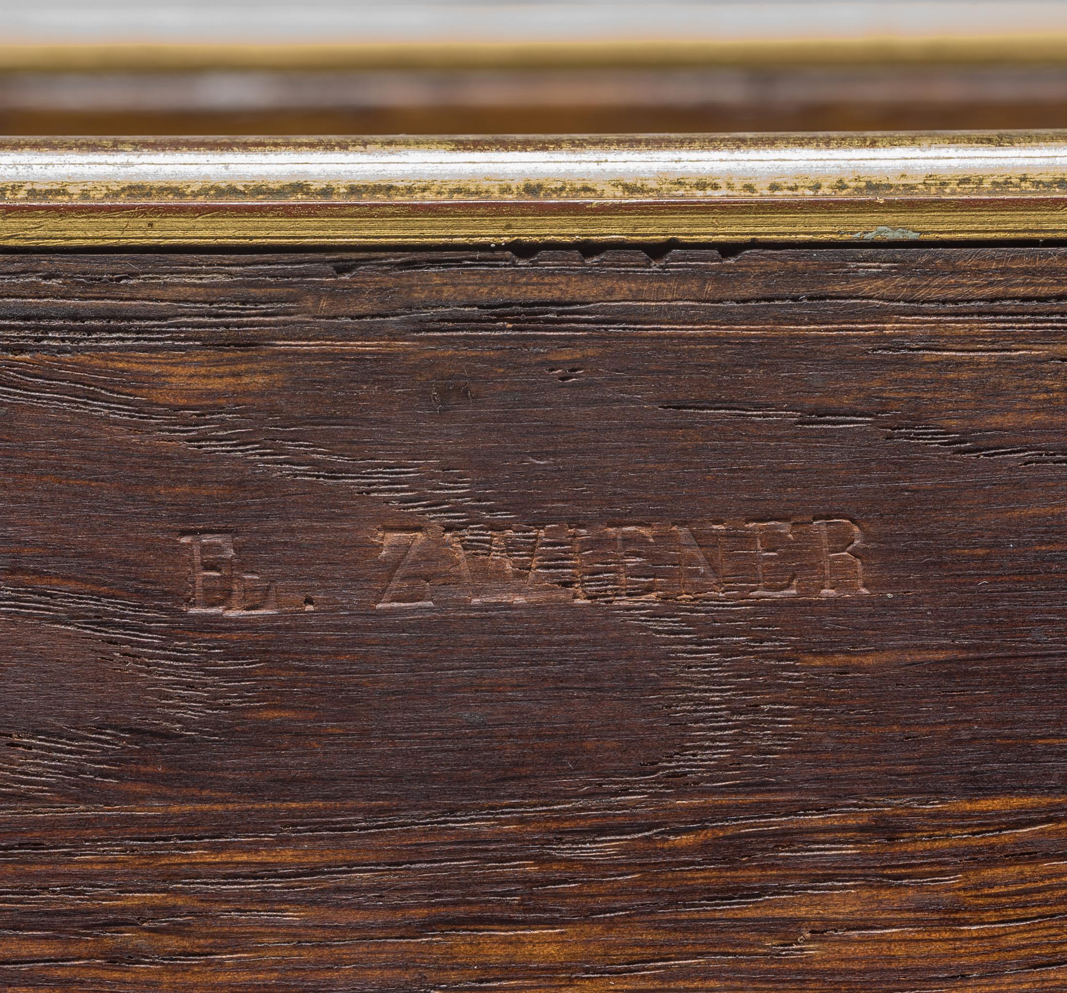 Doré Table d'appoint en acajou de style Louis XVI par Zwiener en vente