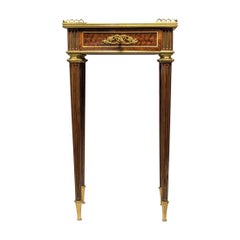 Louis XVI-Style Mahogany Side Table by Zwiener