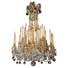 A Louis XVI Style Twenty-Four Light Chandelier by Baccarat