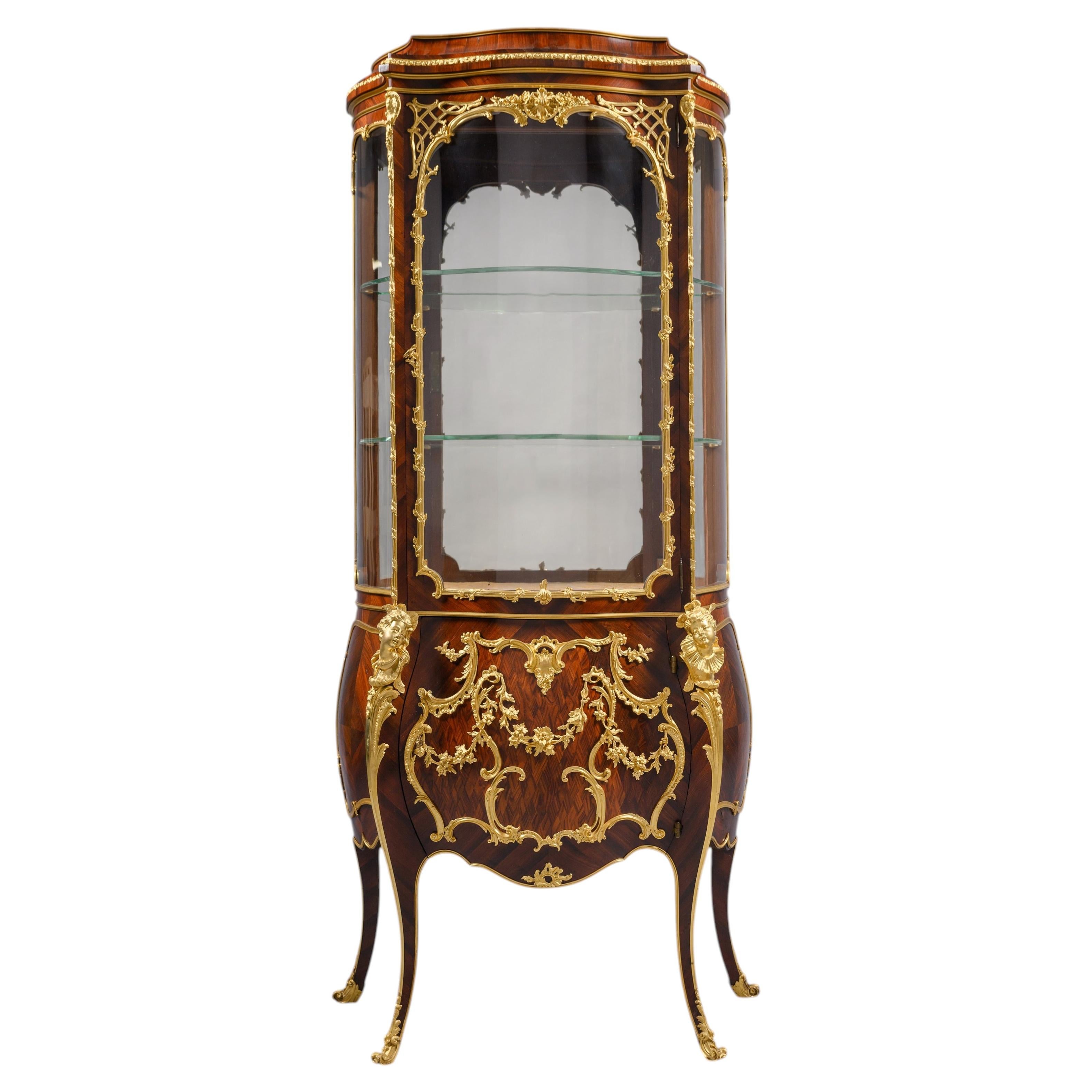 A Louis XVI Style Vitrine Attributed to François Linke, Paris, Circa 1900