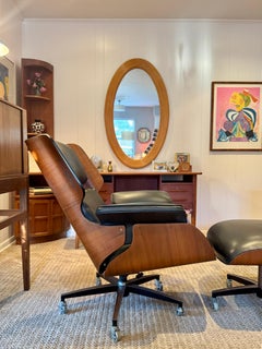 Sessel und Ottomane, entworfen von Kipp Stewart für Drexel 1960er Jahre