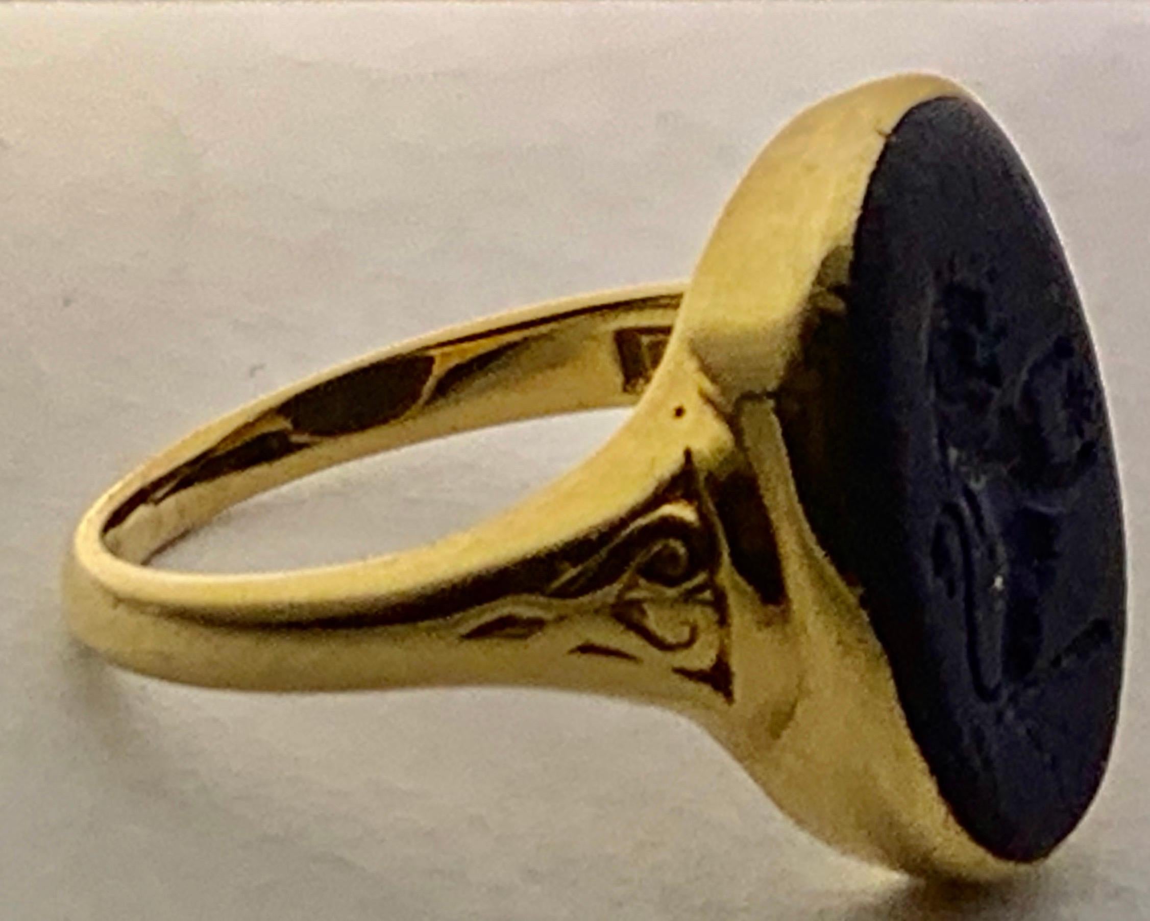 antique lapis ring