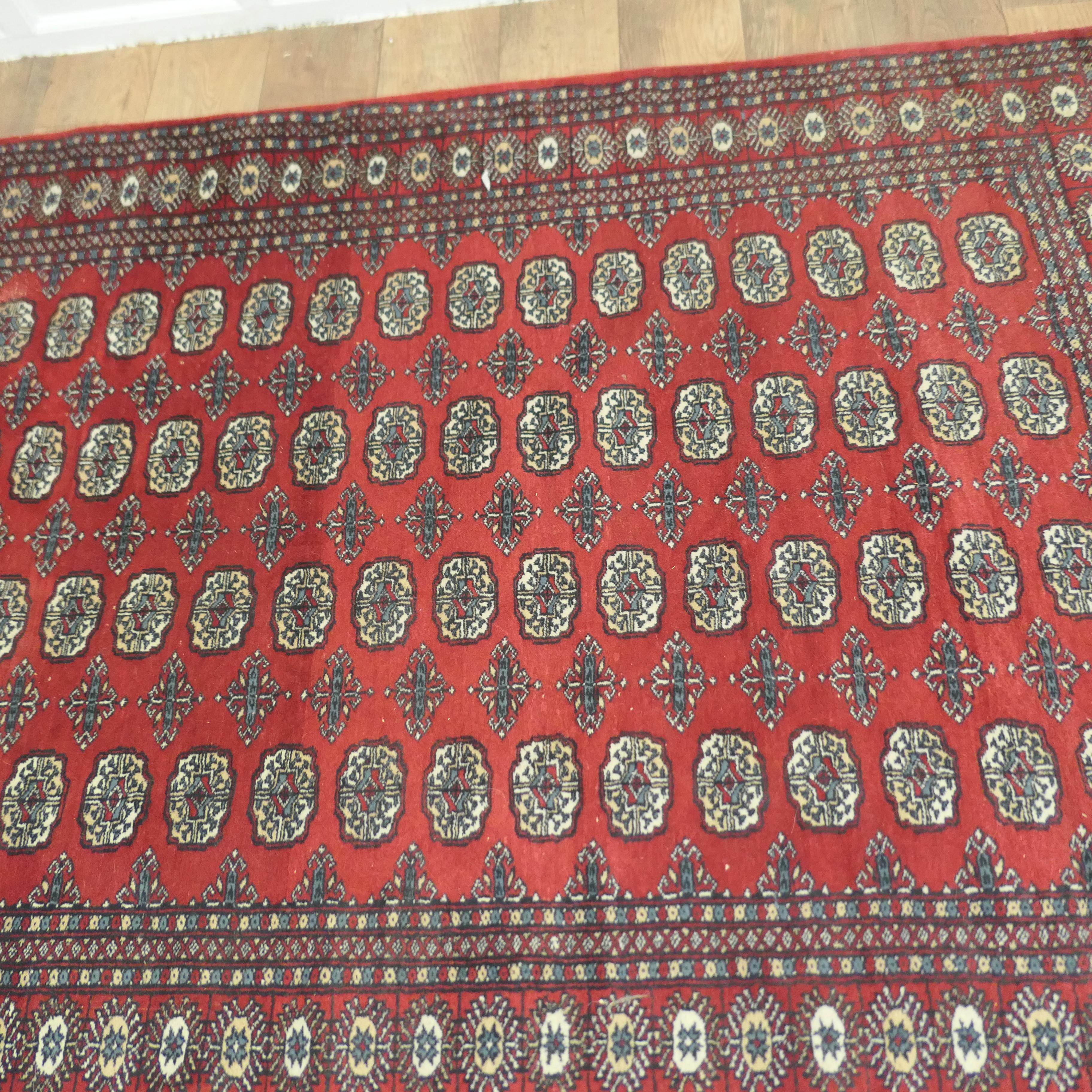 A Lovely Bright Red Wool Rug  The Carpet is a wonderful Bright colour   For Sale 6