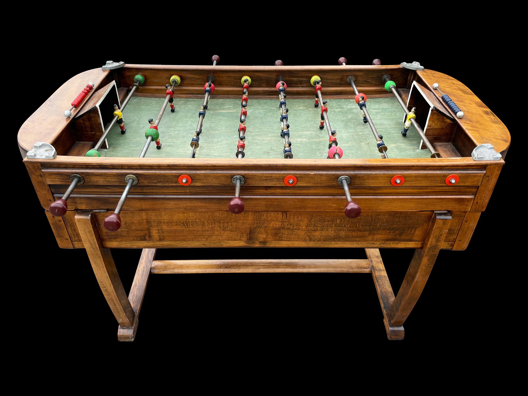 Iron A lovely early French Football table For Sale