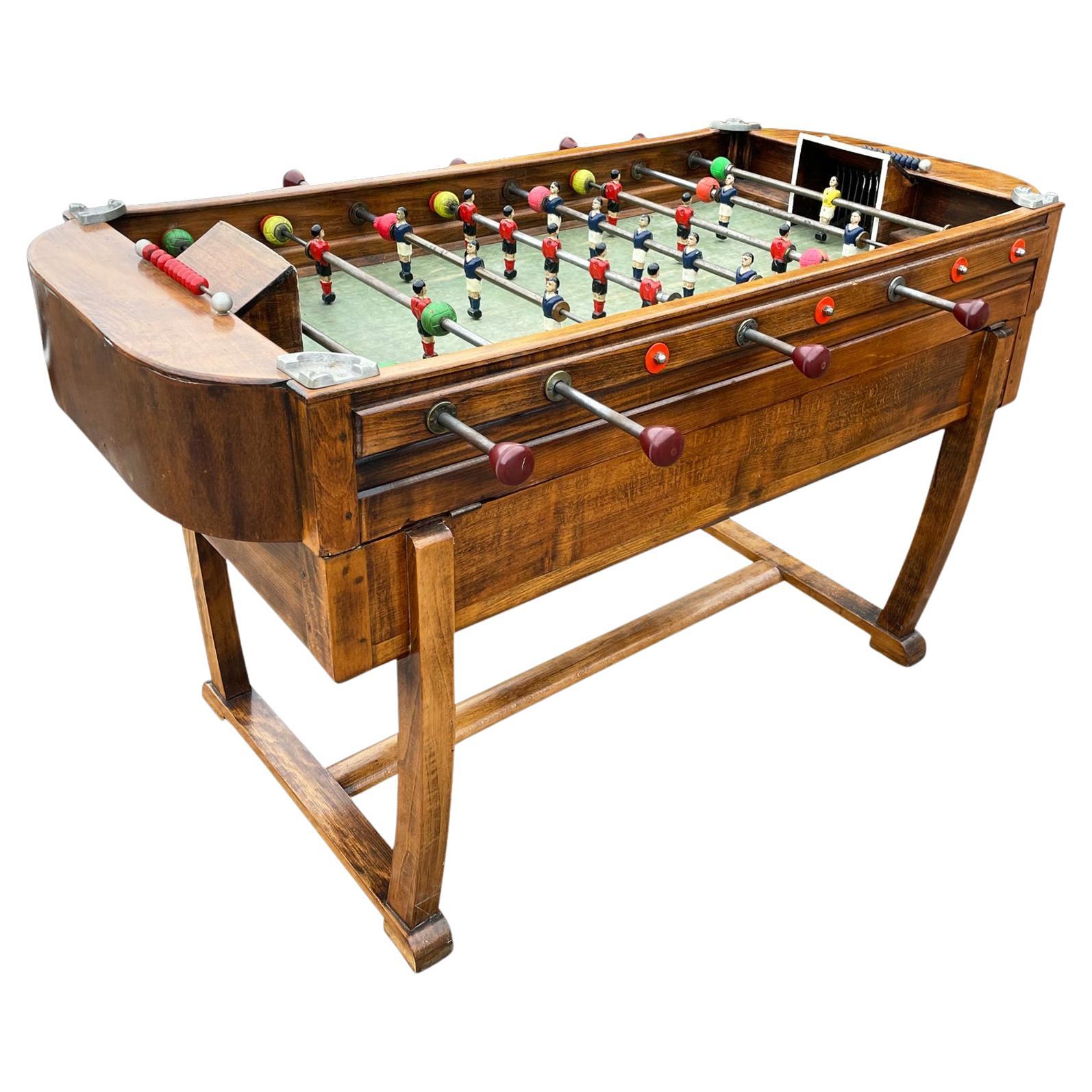 A lovely early French Football table For Sale