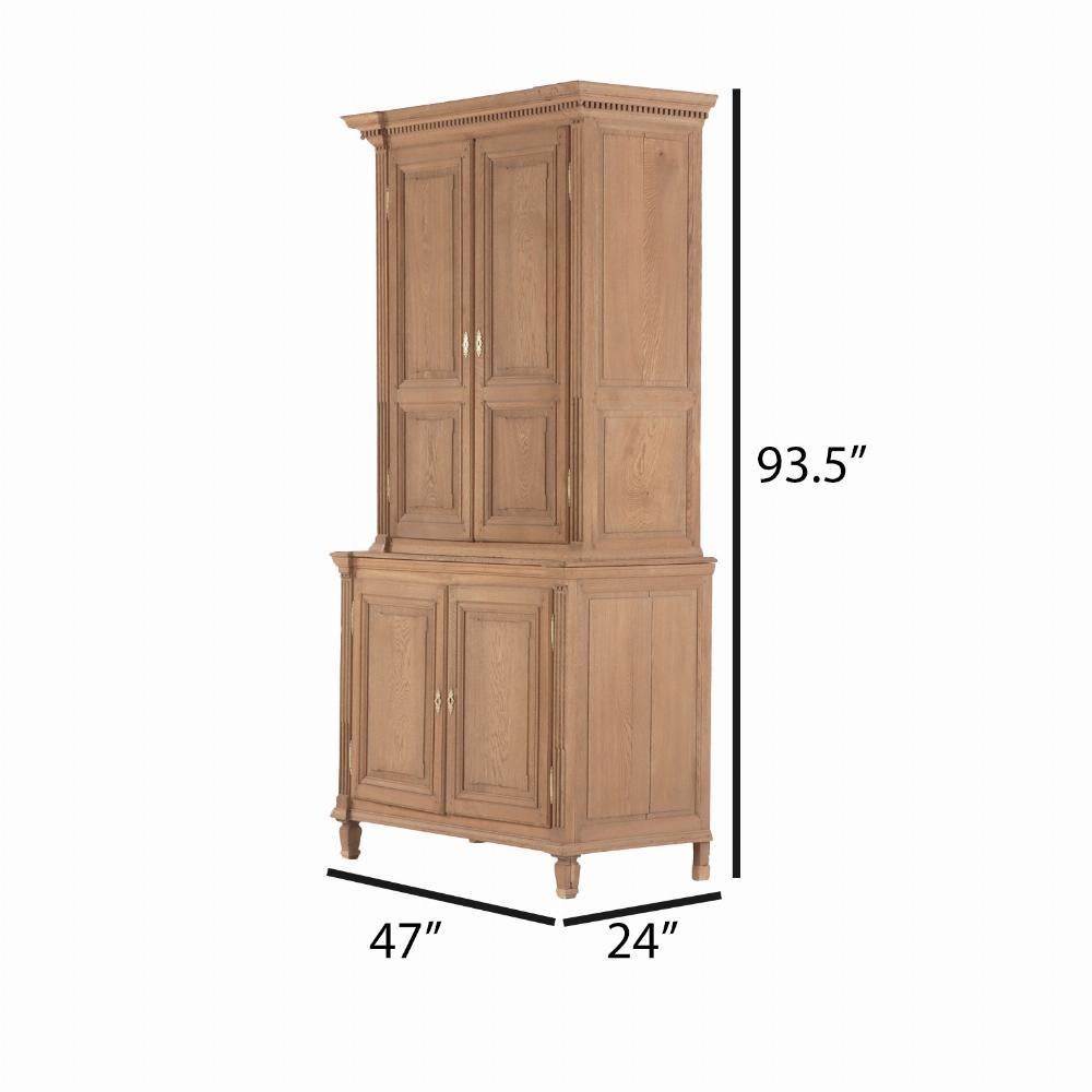 Schöner französischer Eichenrückwandschrank, ca. 1880. (Französisch) im Angebot