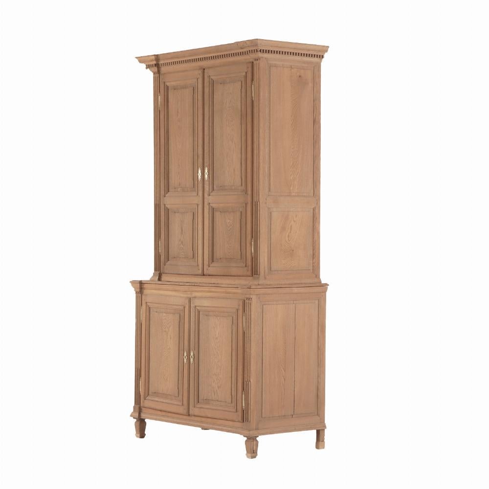 Schöner französischer Eichenrückwandschrank, ca. 1880. im Zustand „Gut“ im Angebot in Philadelphia, PA