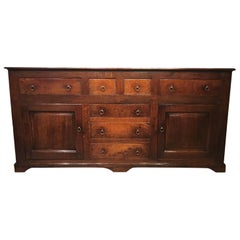 Lovely Oak Mid-18th Century Antique Dresser Base