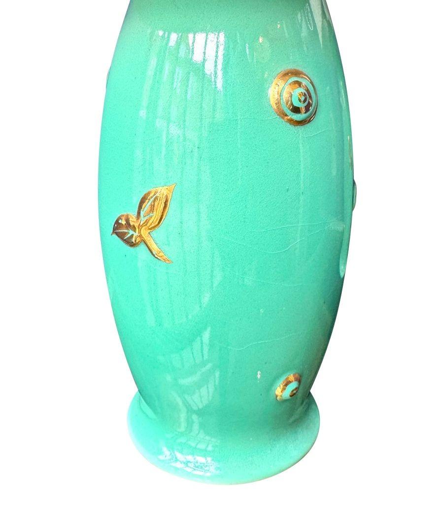 Une belle paire de lampes en Staffordshire des années 1930 par Clarice Cliff en vente 8