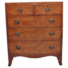 Lovely Quality Early 19th Century Mahogany Chest of Drawers
