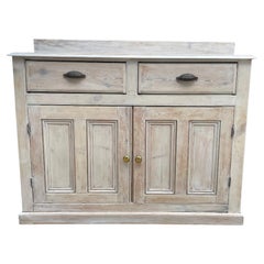 Lovely Rustic Stripped and Limed Dresser Base