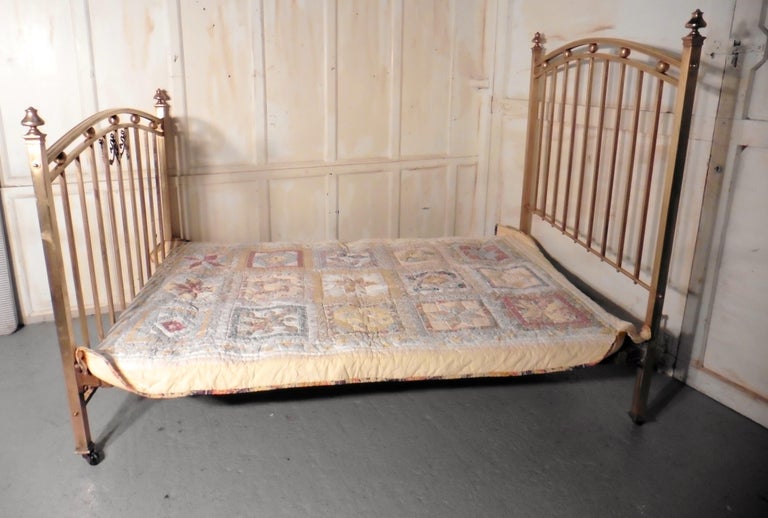Lovely Victorian Brass Double Bed at 1stDibs