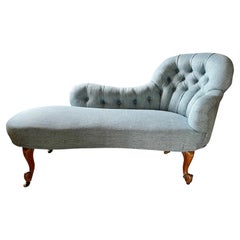Used Lovely Victorian Walnut Chaise Longue
