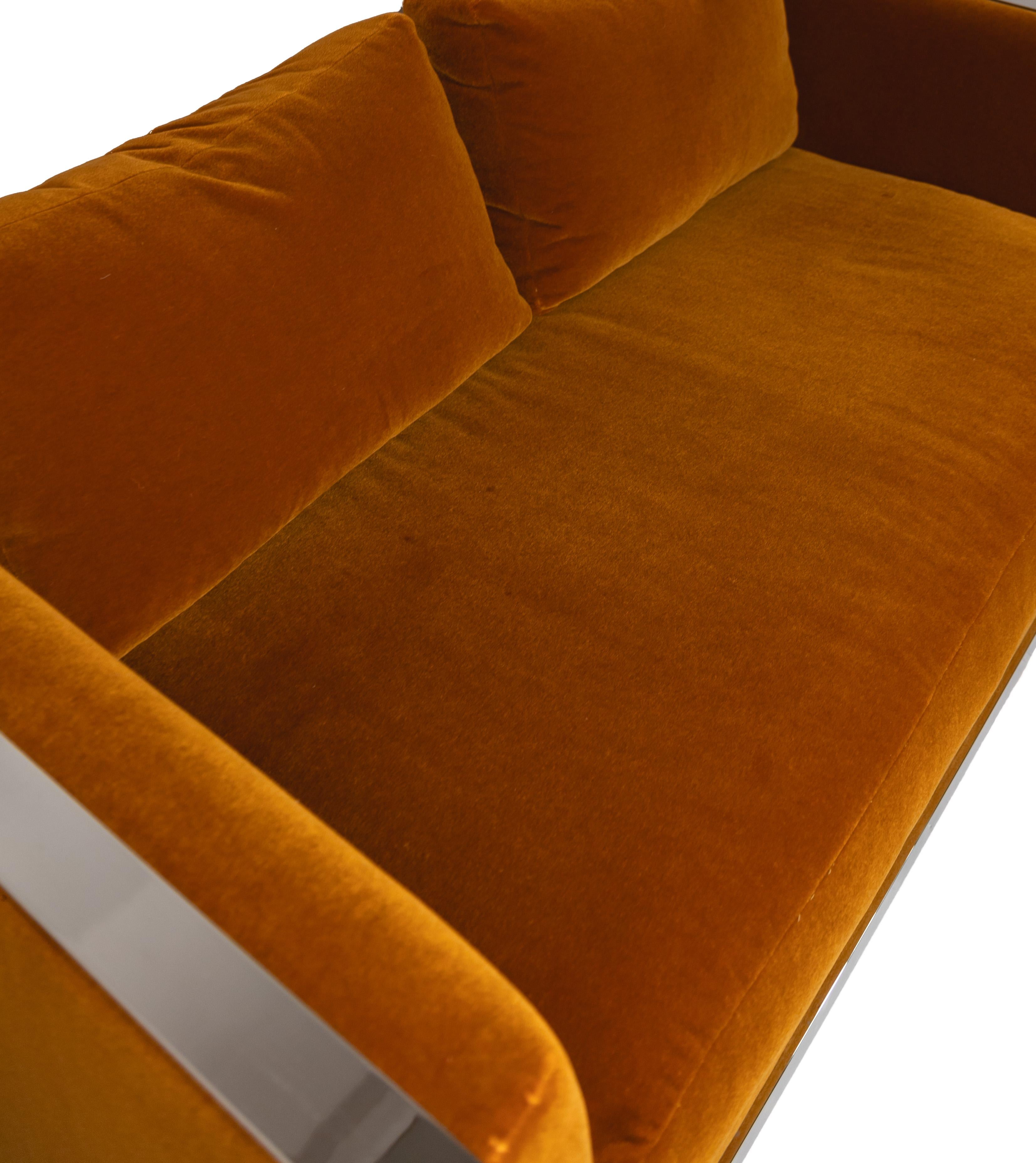 Un Loveseat conçu par Milo Baughman Bon état - En vente à New York, NY