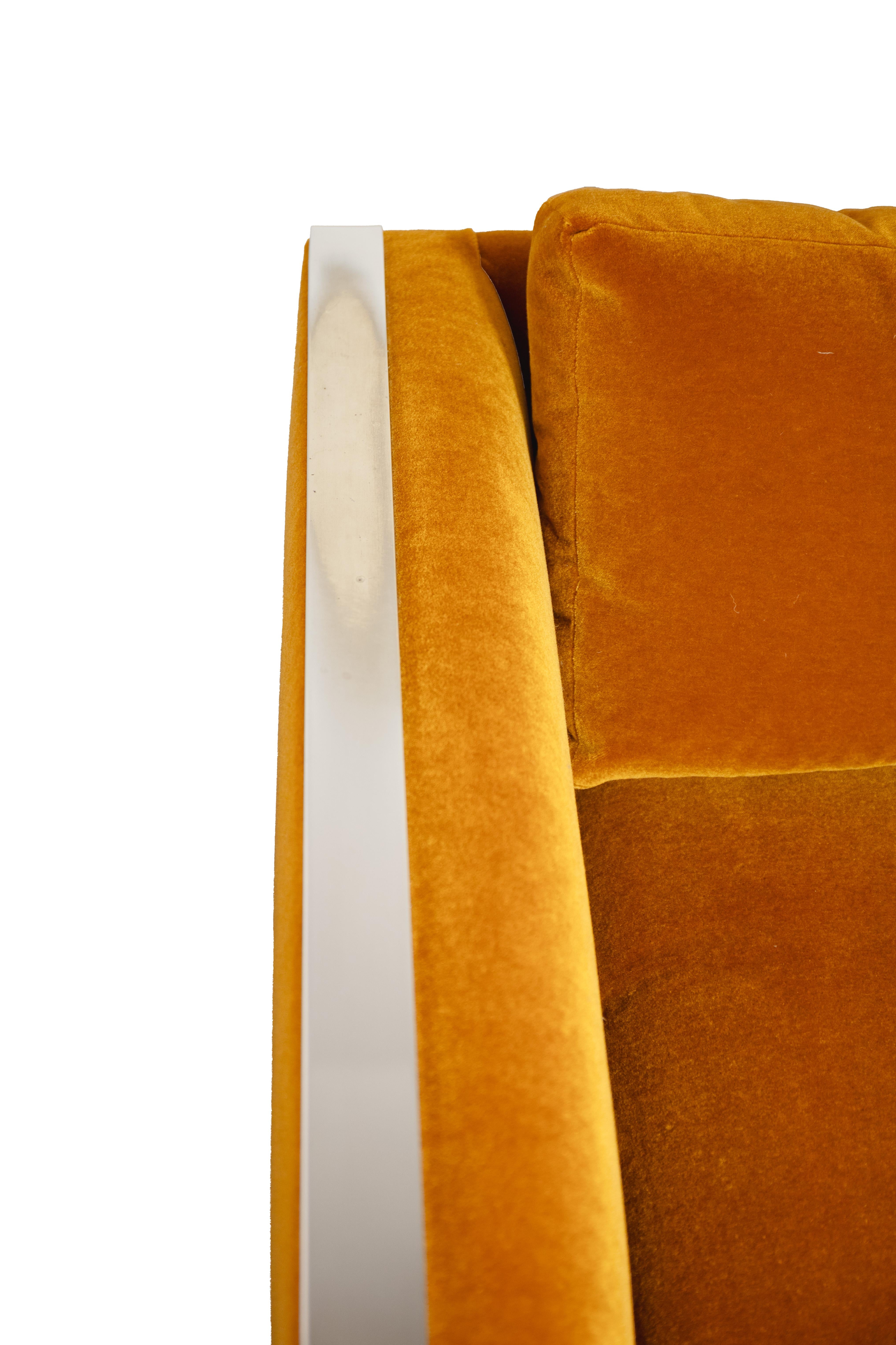 Fin du 20e siècle Un Loveseat conçu par Milo Baughman en vente
