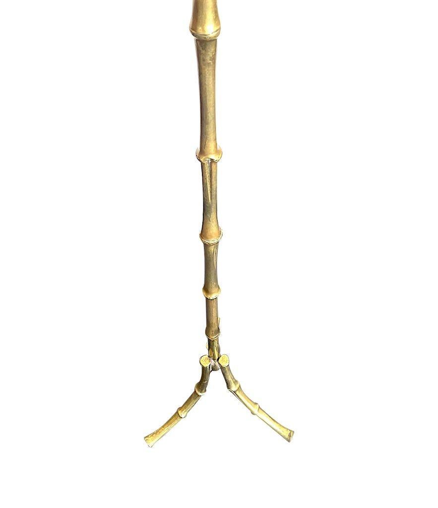 Lovley Orignal Maison Bagues Faux Bamboo Brass Floor Lamp 1