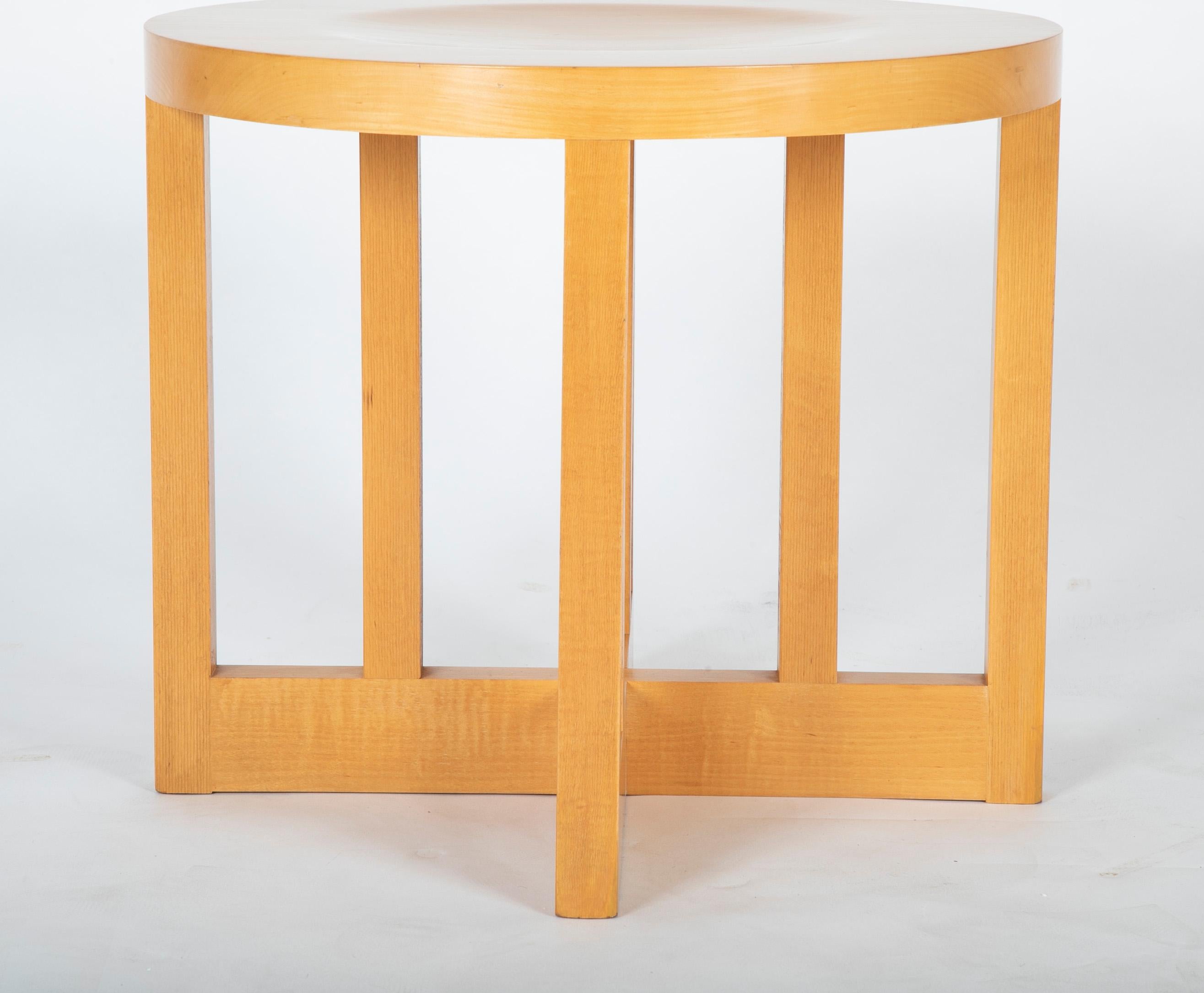 Érable Table d'appoint ou tabouret bas conçu par Richard Meier pour Knoll en vente