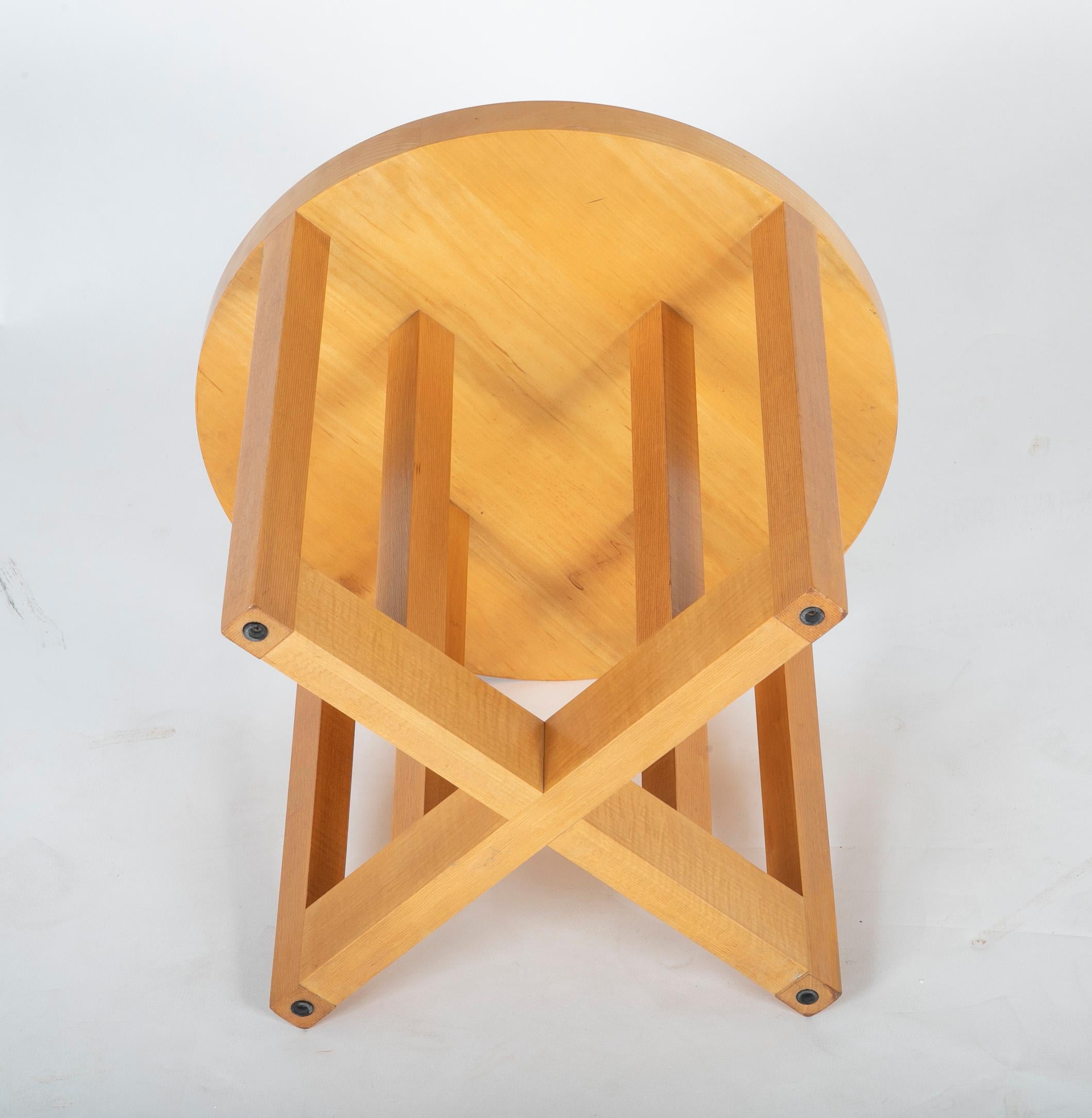 Table d'appoint ou tabouret bas conçu par Richard Meier pour Knoll en vente 1