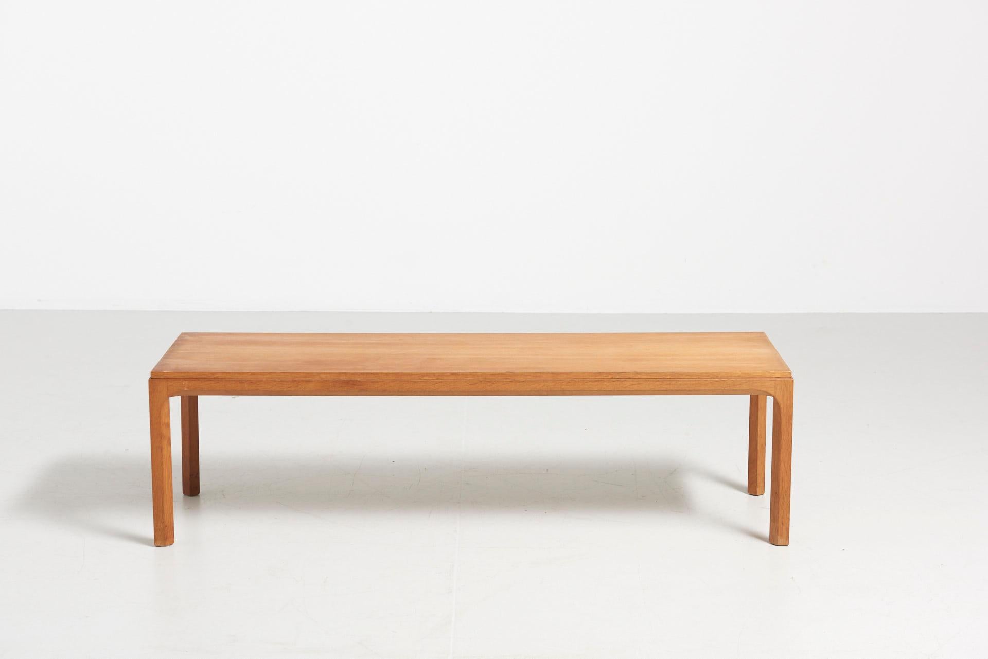 A low table in oak, model nr. 391. Design by Kai Kristiansen, for Aksel Kjersgaard. Made in Denmark.

 
