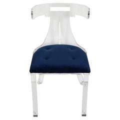 Silla tapizada Lucite