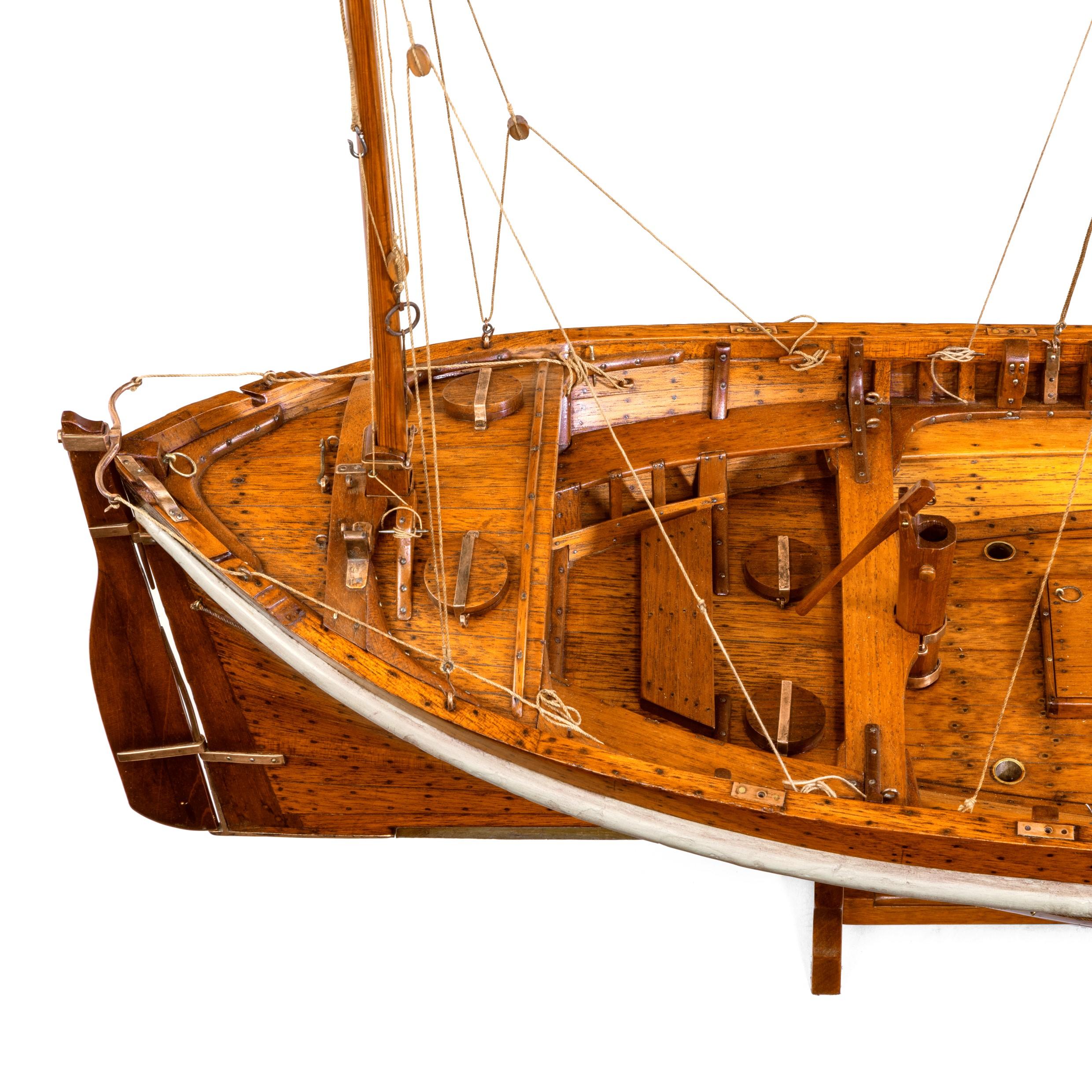 Lugger Lifeboat Model by Twyman for the International Exhibition, London, 1862 For Sale 1