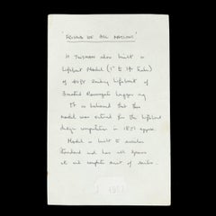 Lugger Lifeboat Model by Twyman for the International Exhibition, London, 1862