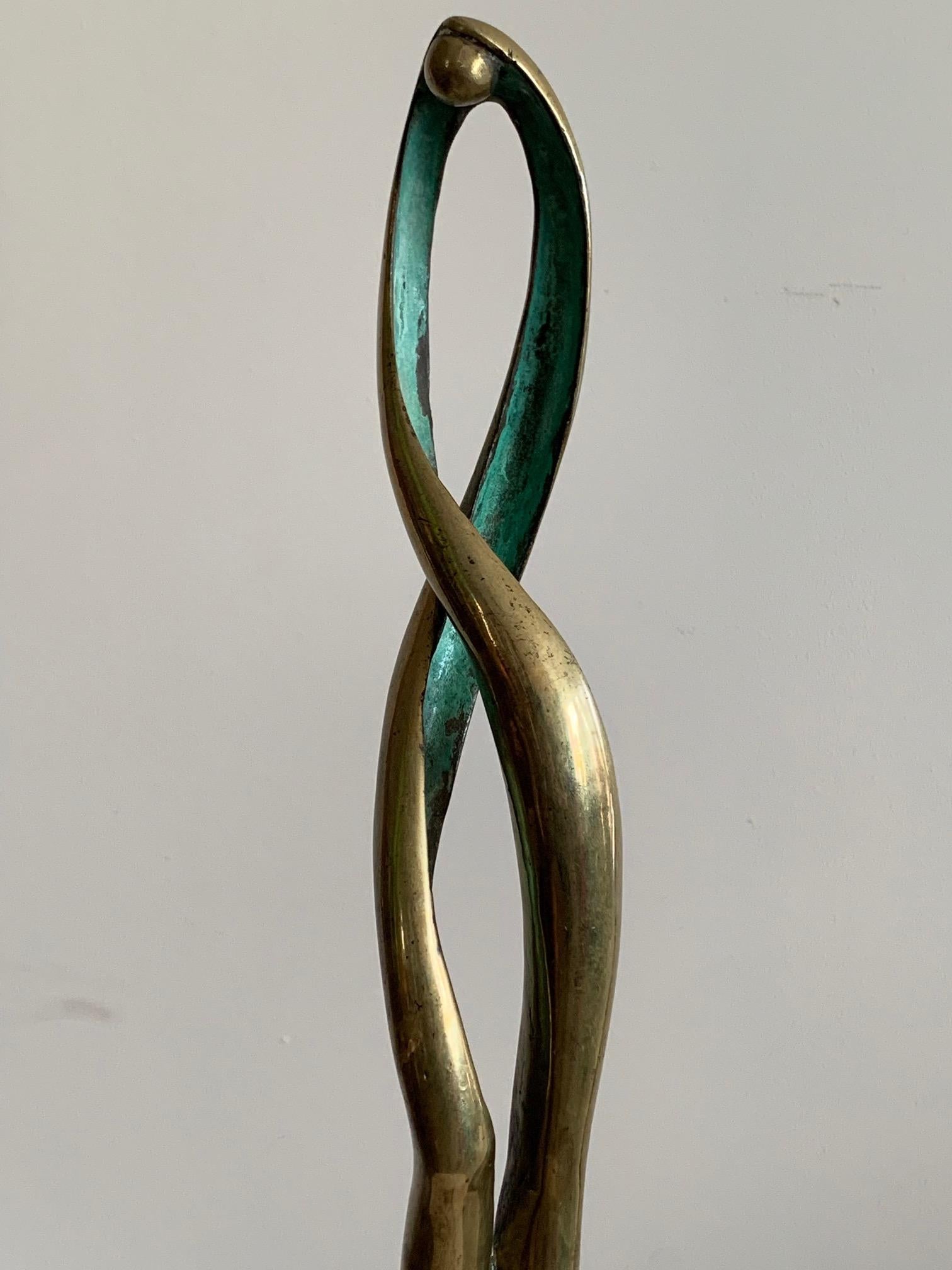 Modern Luis Carlos Bronze Sculpture