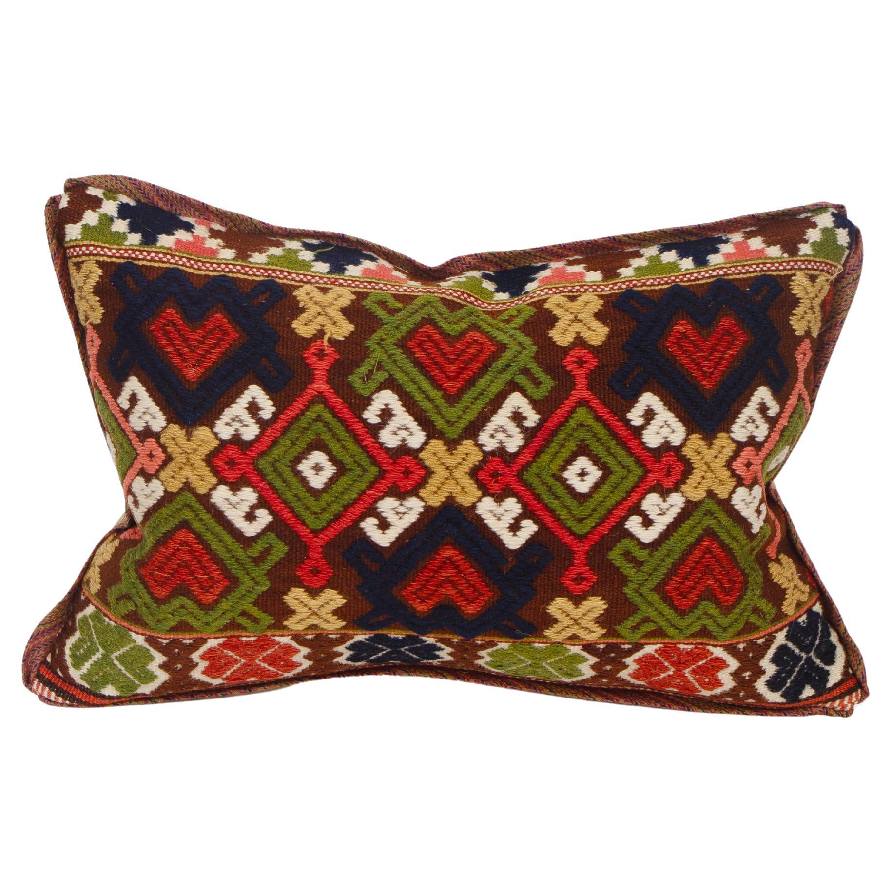 A Lumbar Swedish Tapestry Cushion