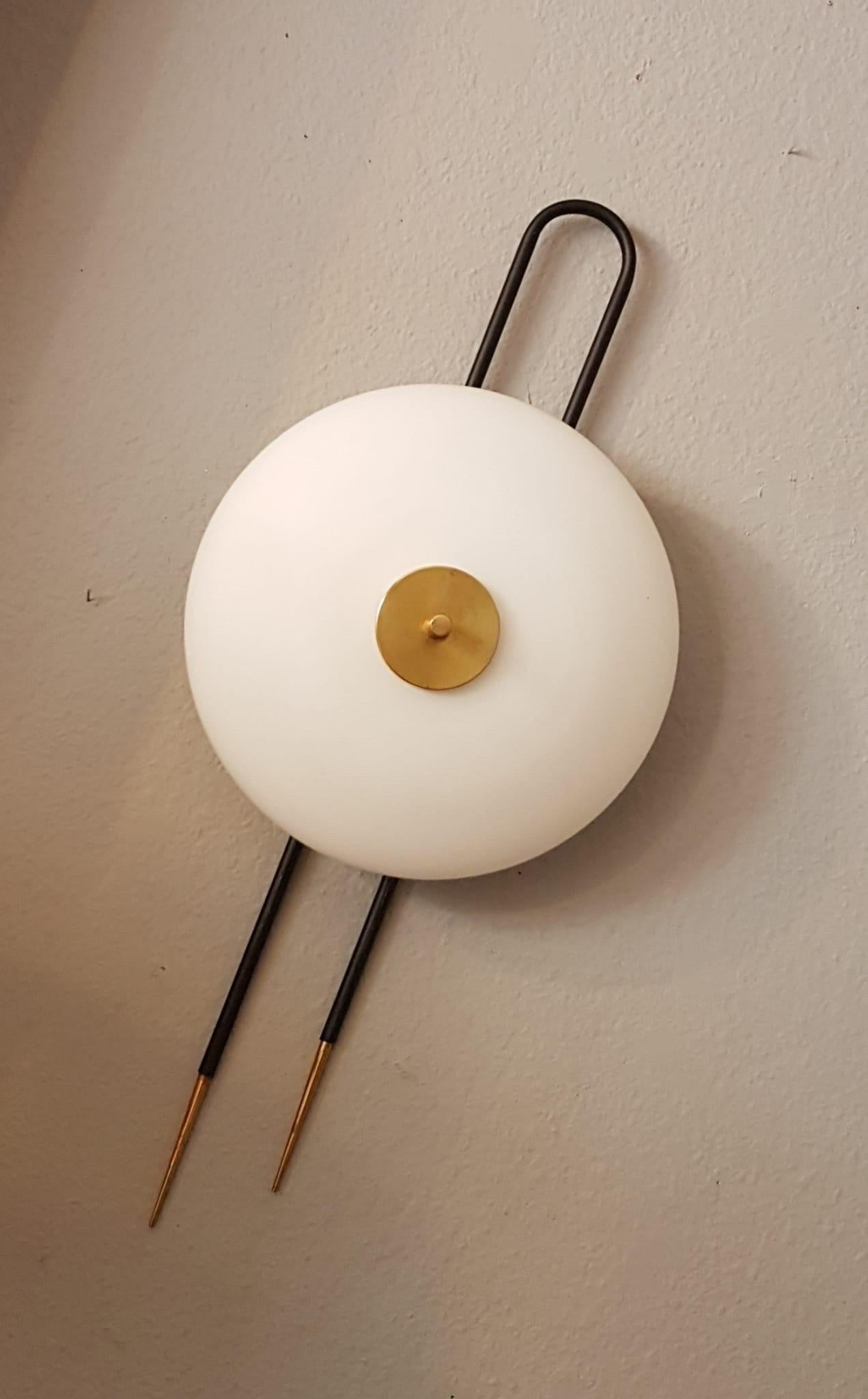 French A Lunel wall lamp For Sale