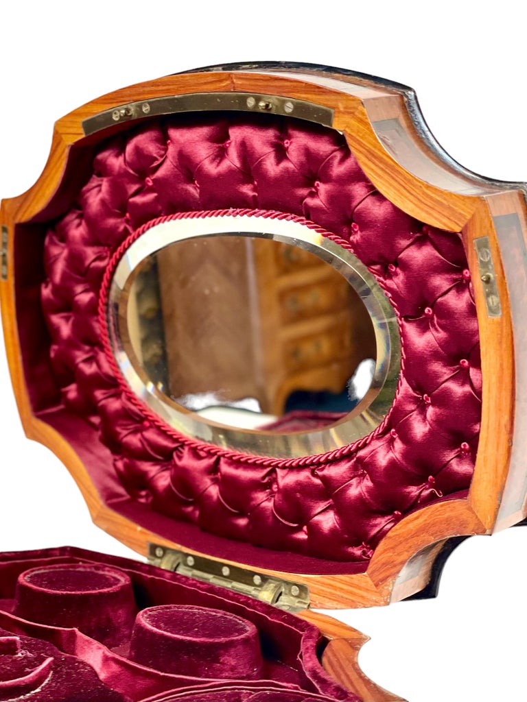 Luxurious and Elegant French Antique Jewelry Box For Sale at 1stDibs