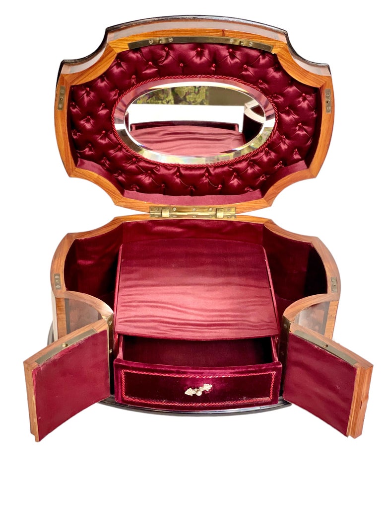 Luxurious and Elegant French Antique Jewelry Box For Sale at 1stDibs