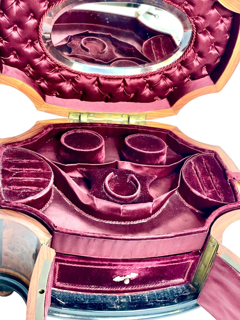 Luxurious and Elegant French Antique Jewelry Box For Sale at 1stDibs