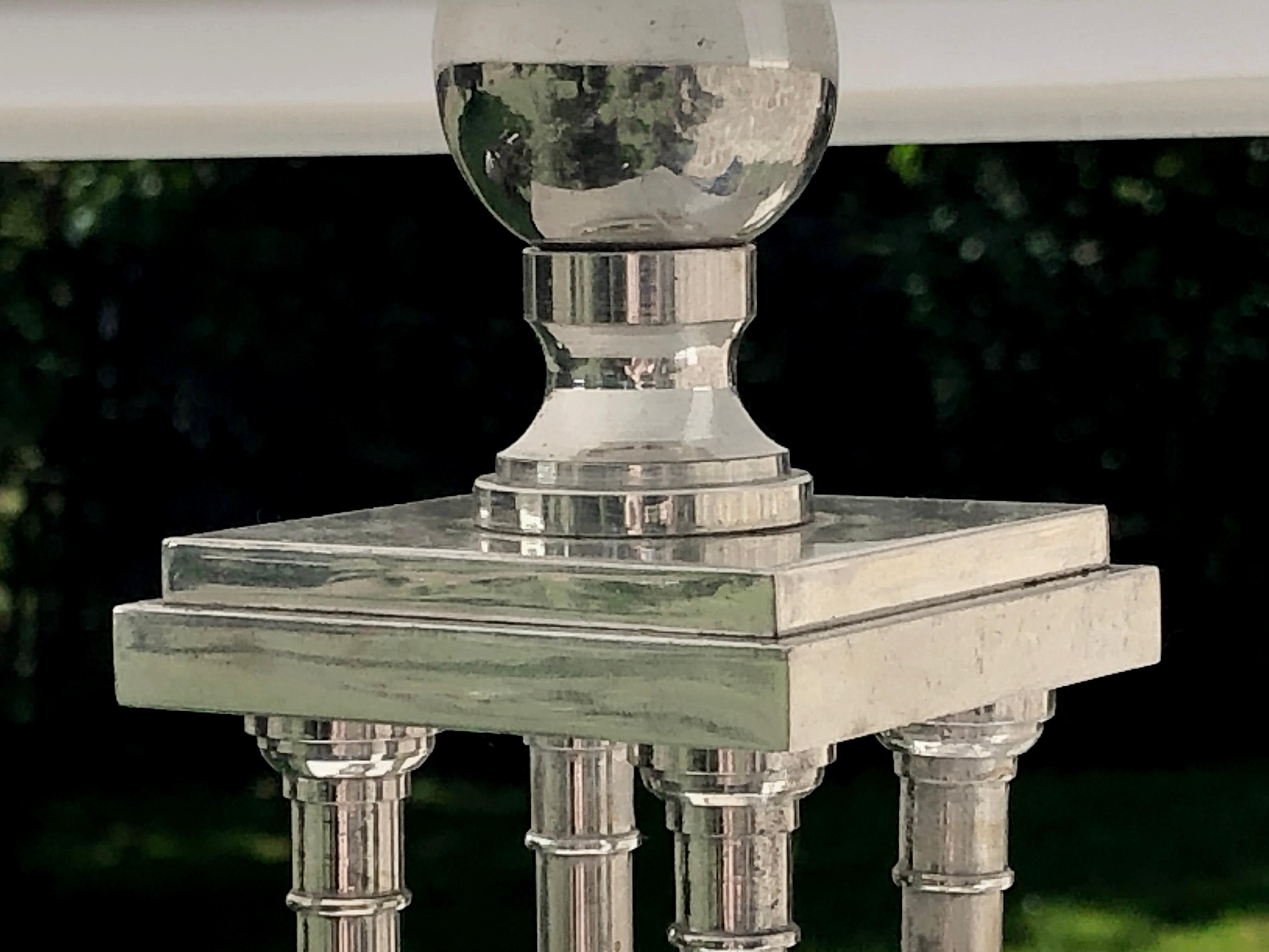 A LUXURIOUS Art-Deco MODERNIST TABLE LAMP, in the style of DESNY, France 1930 Art Decó en venta