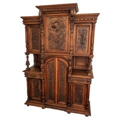 Antique A luxurious Neo-Renaissance sideboard from the castle