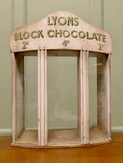 A Lyons Sweet Shop Chocolate Dispensing Cabinet   A very rare piece