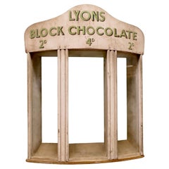 A Lyons Sweet Shop Chocolate Dispensing Cabinet   A very rare piece