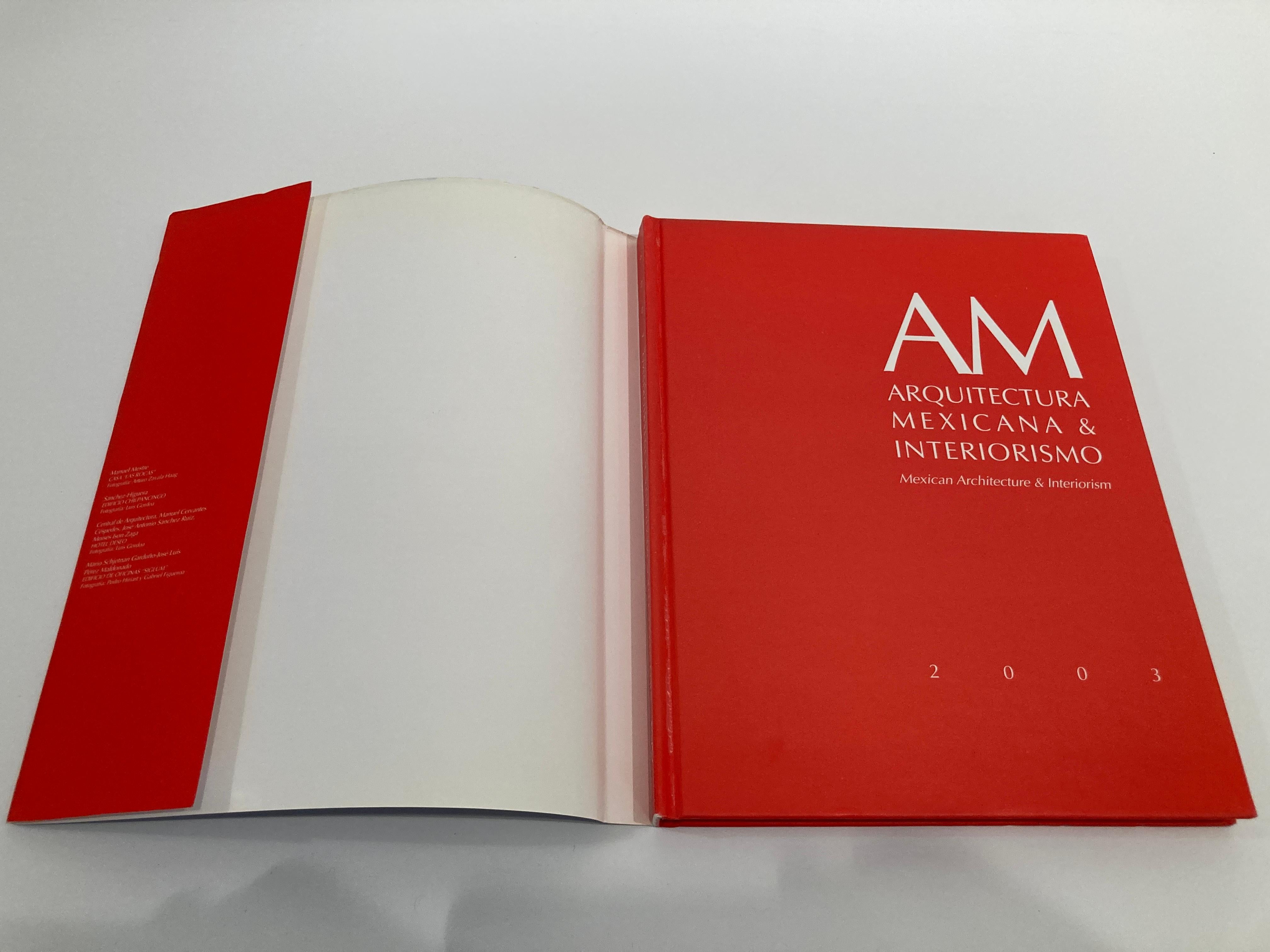 Paper A M Arquitectura Mexicana Interiorismo Comex 2003 Hardcover Book